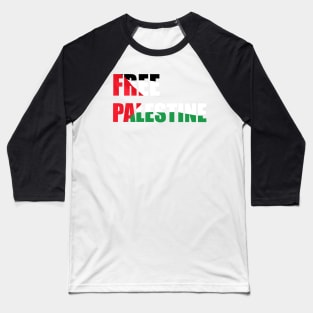Free Palestine Baseball T-Shirt